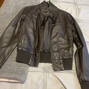 Leather jacket